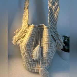 Authentic Wayuu Mochila Colombian Bag Size Large Hobo  Bag Women’s Bag